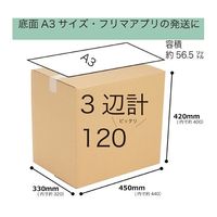 紺屋商事 段ボール 120サイズ 20枚入 01150121 1束(20枚) 65-3905-27（直送品）
