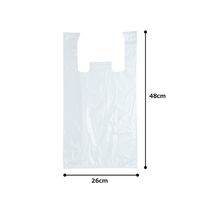 紺屋商事 レジ袋 半透明 東30西40号 260(390)×480 100枚入 00722430 1パック(100枚) 65-9613-31（直送品）