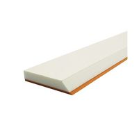 相模カラーフォーム工業 シーリングならし用ヘラ ならしヘラ ゴム付き 白+オレンジ 50mm×500mm 63-7935-78 1本（直送品）