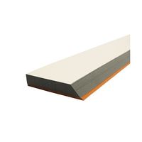 相模カラーフォーム工業 シーリングならし用ヘラ ならしヘラ ゴム付き 灰+オレンジ 50mm×500mm 63-7935-80 1本（直送品）