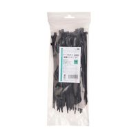 紺屋商事 結束バンド ケーブルタイ 屋外用 黒 200×幅4.8mm 100本入 01281210 1パック(100本)（直送品）