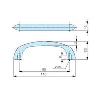ホシモト 樹脂取手 KP-39 1個 62-2979-37（直送品）