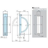 ホシモト 回転取手 K-70-2 1個 62-2979-41（直送品）