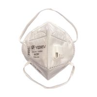 湘南ワイパーサプライ N95マスク 折り畳み式(排気弁付)20枚入 YQD95V 1箱(20枚) 65-9344-86（直送品）