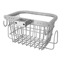 アズワン モバイルデバイススタンド ワイヤーバスケット・ハンドル付き ACB212 1個 8-620-11（直送品）