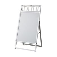 アズワン フロントオープンポスタースタンドA1(片面仕様)シルバー パンフレット差し付き 68-0588-61 1台（直送品）