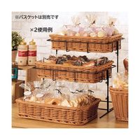 アズワン 1段スタンド PP製 角型 バスケット用 68-0588-77 1個（直送品）