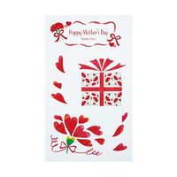 アズワン ウインドウステッカー ギフト 母の日 68-0950-87 1個（直送品）