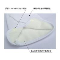 消防ユニフォーム 防風防寒礼装手袋 Sサイズ 68-1076-38 1双（直送品）