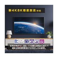 ホーリック 極細アンテナケーブル 5m ブラック 両側L字差込式コネクタ AC50-787BB 1本 68-4132-93（直送品）