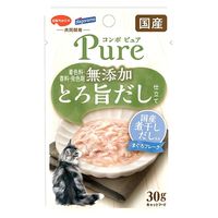 コンボ ピュア キャット パウチ まぐろ・国産煮干しだし入り 無添加 国産 30g 1セット（1個×12）キャットフード