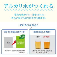 三菱ケミカル・クリンスイ ポット型 浄水器 交換カートリッジ アルカリ水用 1箱（2個入） CPC7W-NW