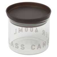 ガラス製キャニスター（400ml） グレー 1セット（1個×2） LAKOLE/ラコレ