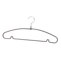 すべりにくいハンガー4点セット チャコール LAKOLE/ラコレ