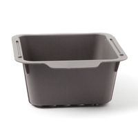 【LAKOLE/ラコレ】 キッチン水切りバスケット チャコール