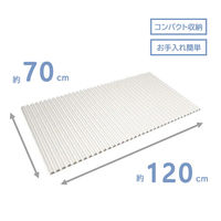 東プレ シャッター式 風呂ふた 70×120cm ホワイト イージーウェーブネオ 4904892095587 1個