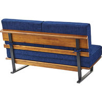 東谷 ROOM ESSENCE メネス 2人掛 幅1210mm ネイビー NS-623 1台（直送品）