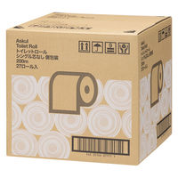 トイレットペーパー オリジナルトイレットロール 芯なし シングル 200m 個包装 再生紙 FSC認証紙 1箱（27個入） オリジナル（わけあり品）