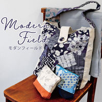 Modern Field モダンフィールド 綿麻プリント ドット プリント生地 ピーチ 巾約108cm×5mカット IBK99201-2C-（直送品）