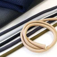 日本紐釦貿易 持ち手用ポリエステルコード 約φ8mm 20m巻 スティールグレー KEC800-2-20M 1セット(1巻20m/2巻セ（直送品）