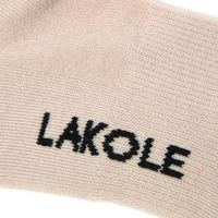 メンズ TCゴースト無地ソックス ベージュ 25～27cm LAKOLE/ラコレ