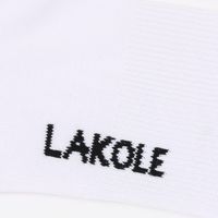 メンズ TCゴースト無地ソックス ホワイト 25～27cm LAKOLE/ラコレ