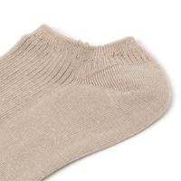 レディース TCゴーストリブソックス ベージュ 23～25cm LAKOLE/ラコレ