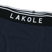 メンズ プレーンロゴボクサーパンツ2 ネイビー M LAKOLE/ラコレ
