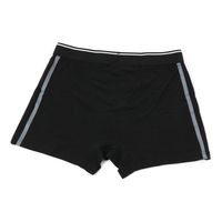 メンズ コットン縦ラインボクサー ブラック L LAKOLE/ラコレ