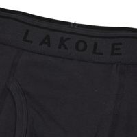 メンズ プレーンロゴボクサーパンツ2 チャコール L LAKOLE/ラコレ