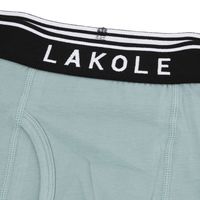 メンズ プレーンロゴボクサーパンツ2 エメラルドグリーン L LAKOLE/ラコレ