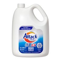 アタック抗菌EX　業務用　詰め替え4kg 1箱（4個入） 液体衣料用洗剤 花王 【旧品】