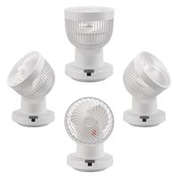 オーム電機 360°首振サーキュレーター 静音DCモーター USB給電 00-8322 1個（直送品）