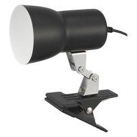 オーム電機 クリップライト E17 電球別売 ブラック 06-1642 1個