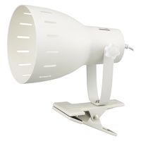 オーム電機 クリップライト E26 電球別売 ホワイト 06-1643 1個