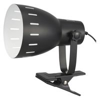 オーム電機 クリップライト E26 電球別売 ブラック 06-1644 1個