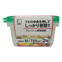K’sインターナショナルマネジメント 保存容器M2枚入 530150 1セット(2個入)（直送品）