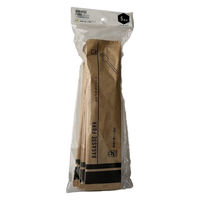 K’sインターナショナルマネジメント バガスフォーク16cm 紙完封5本入ベージュ 531010 使い捨て 1袋(紙完封5本入)（直送品）