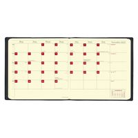 ２０２５年度１月始まりダイアリー クオバディス カレプランプレステージ　アンパラ 見開き１ヶ月 ブルーブラッセ 1冊（直送品）