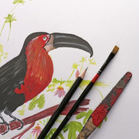 クレールフォンテーヌ ペイントオン A5パッド ホワイト cf96538 1冊