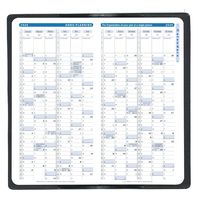 ２０２５年度１月始まりダイアリー クオバディス ビソプラン　クラブ 見開き１ヶ月 ブルーブラッセ 1冊（直送品）