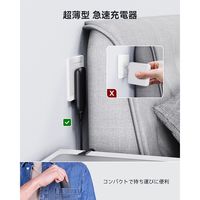 VOLTME USB充電器 65W TypeC ブラックバンドル ケーブル付 V2099 1個