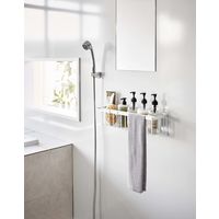 tower（タワー） マグネットバスルームバスケット タワー ワイド ホワイト 3769 1台 山崎実業