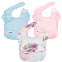 【6か月から】Tiny Twinkle イージービブ お食事エプロン（C-Candy・Bubblegum・Cloud） 1セット（3枚）