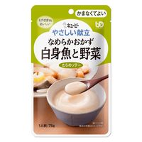 介護食 やわらか食 キユーピー やさしい献立 Y4ー17 なめらかおかず 白身魚と野菜  1セット（6袋入）