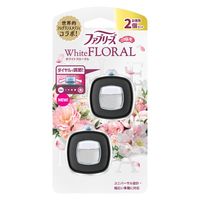 ファブリーズ 車用 イージークリップ ホワイトフローラル 1セット（1パック（2個入）×12） 消臭剤 芳香剤 P＆G
