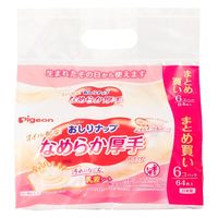 ピジョン おしりナップ オイル配合 なめらか厚手仕上げ 詰め替え 1セット（1パック（64枚入×6個×6パック）
