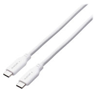 タイプCケーブル (USB-C to C) 1.5m PD 100W 磁石 白 MPA-CC5PMG15WH エレコム 1個