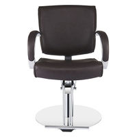 SEVEN BEAUTY (セブンビューティー) スタイリングチェア CURVE ダークブラウン 37410 1台（直送品）