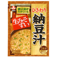 旭松食品 袋入生みそずいひきわり納豆汁3食 46.5g 1セット（3食×3）